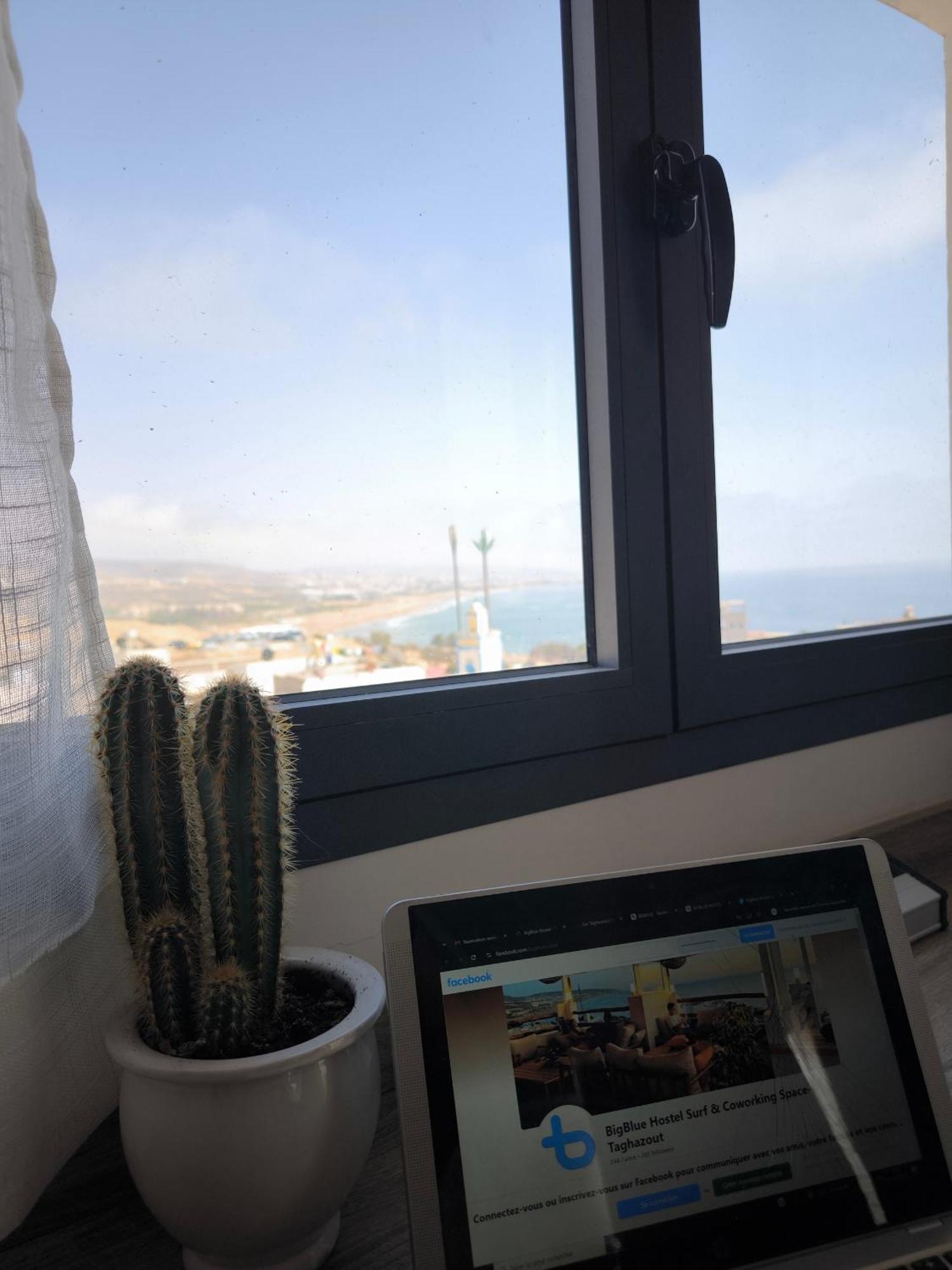 Bigblue Surf Hostel & Coworking Space - Taghazout (Adults Only) Azazoul Exteriör bild